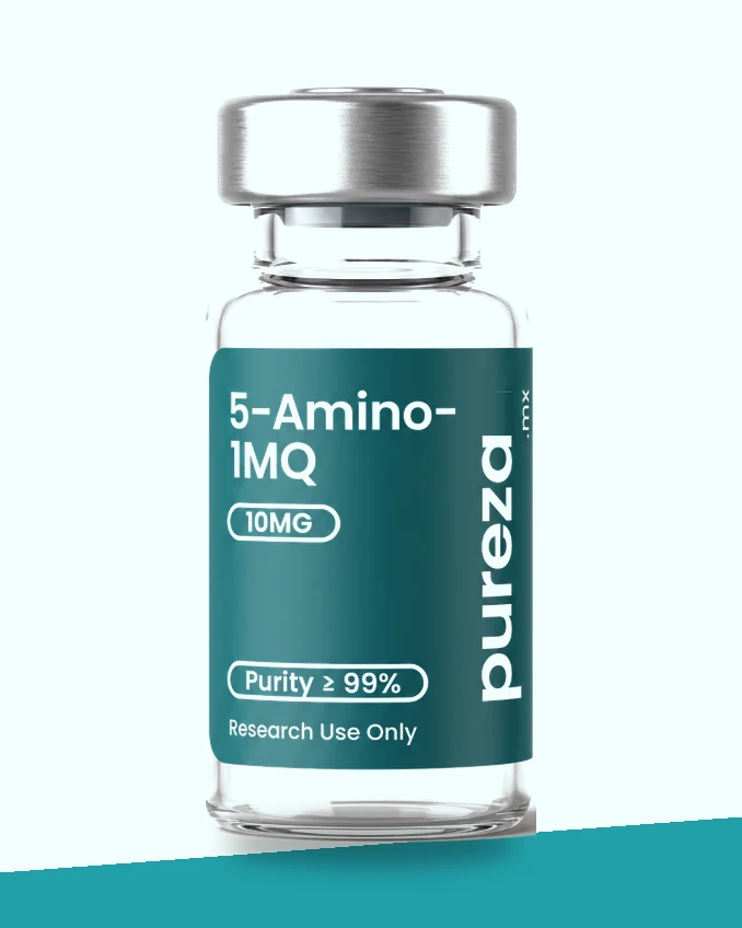 Vial de 5-Amino-1MQ 10 mg, grado investigación, Pureza