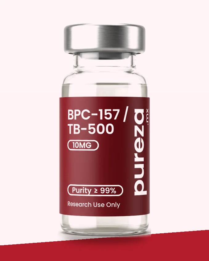 Vial de BPC-157 + TB-500 10 mg, grado investigación, Pureza