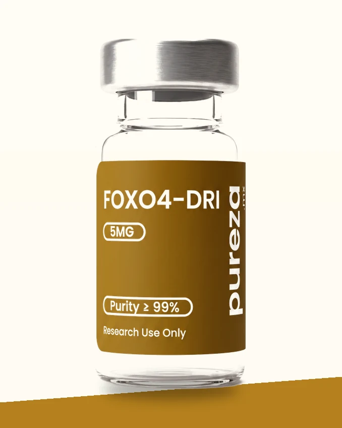 Vial de FOXO4-DRI 5 mg, grado investigación, Pureza