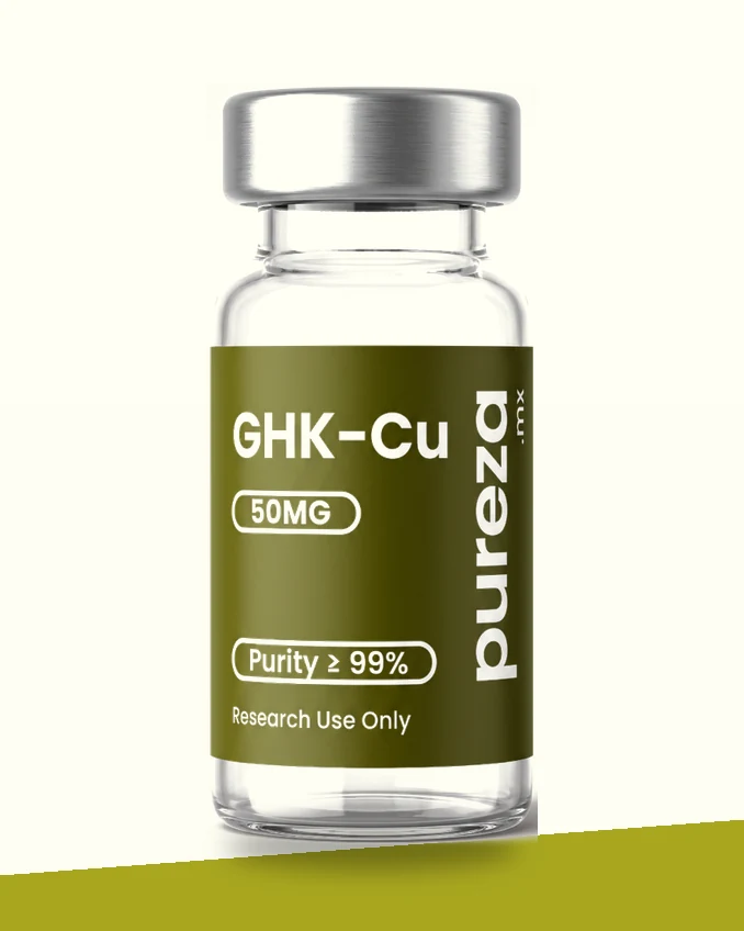 Vial de GHK-Cu 50 mg, grado investigación, Pureza