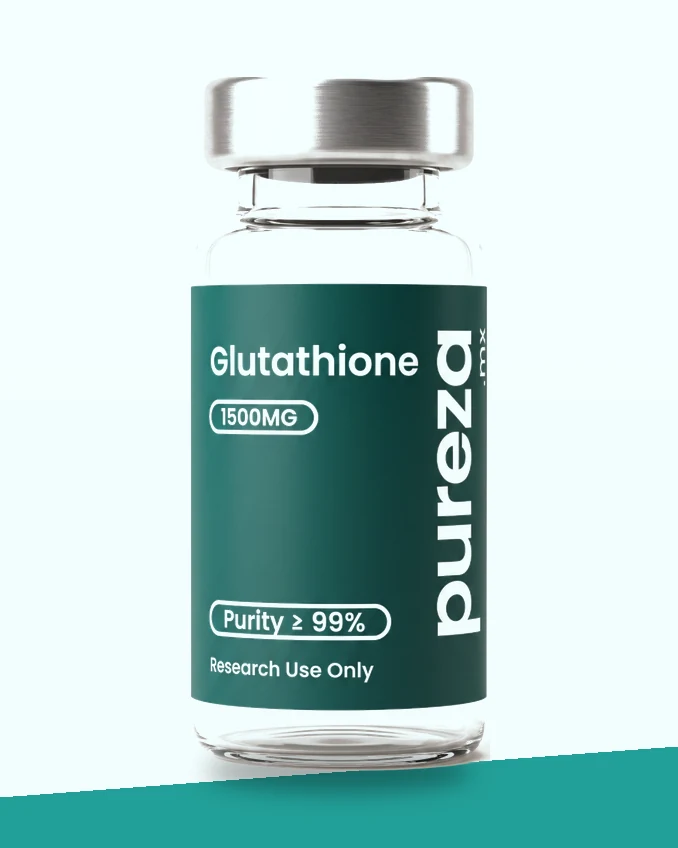 Vial de Glutathione 1500 mg, grado investigación, Pureza
