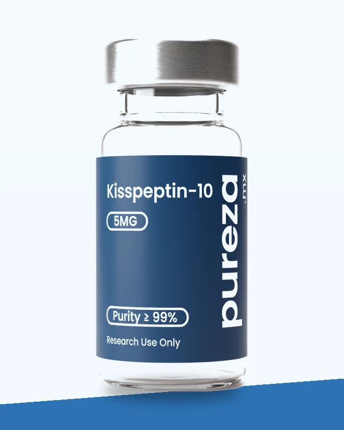 Vial de Kisspeptin-10 5 mg, grado investigación, Pureza