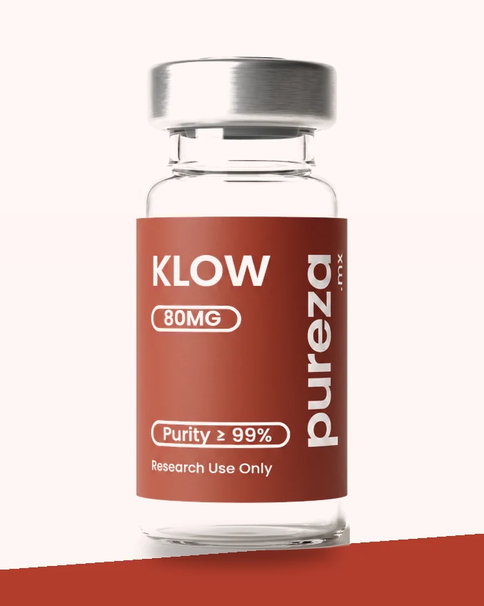 Vial de KLOW 80 mg, grado investigación, Pureza