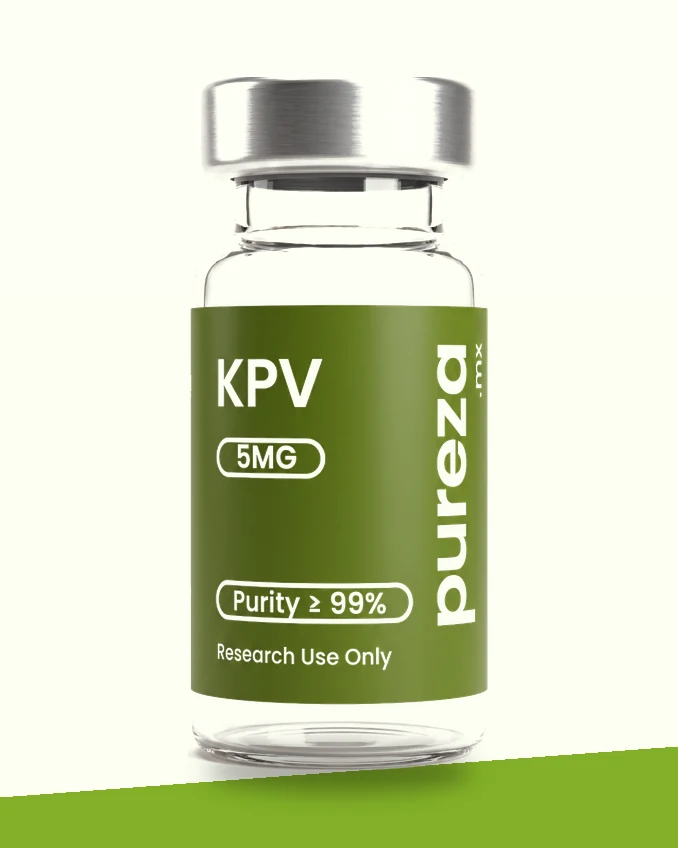 Vial de KPV 5 mg, grado investigación, Pureza