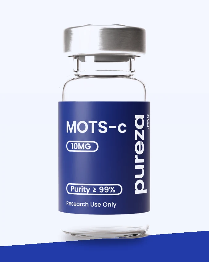 Vial de MOTS-c 10 mg, grado investigación, Pureza