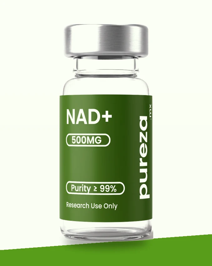 Vial de NAD+ 500 mg, grado investigación, Pureza
