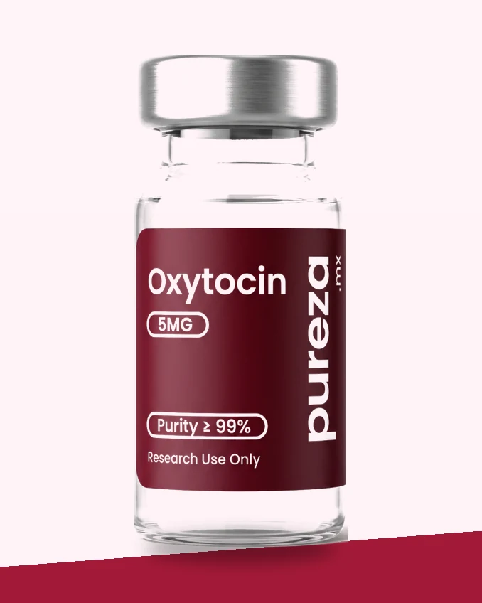 Vial de Oxitocina 10 mg, grado investigación, Pureza