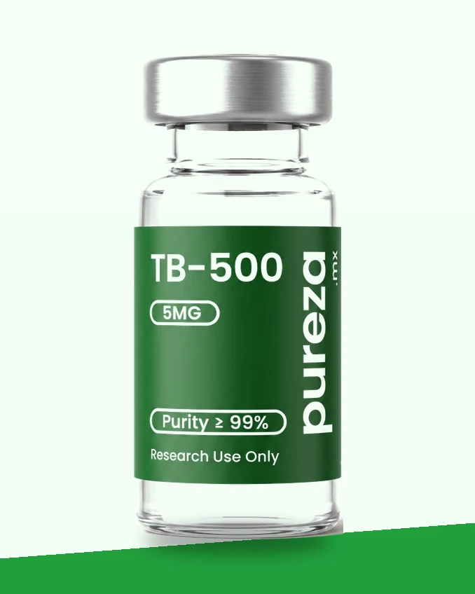 Vial de TB-500 5 mg, grado investigación, Pureza