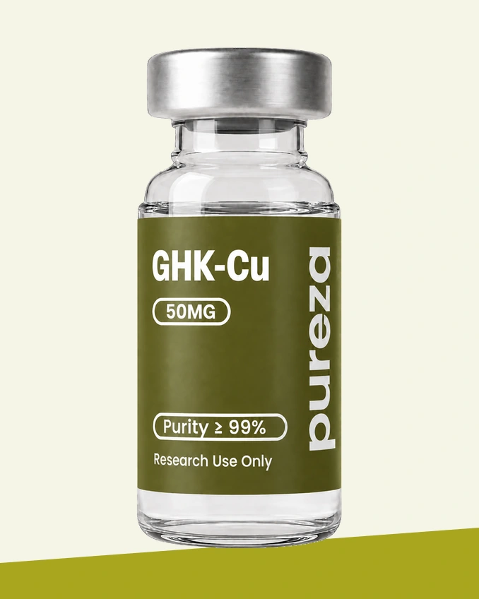 Vial de GHK-Cu 50 mg, grado investigación, Pureza