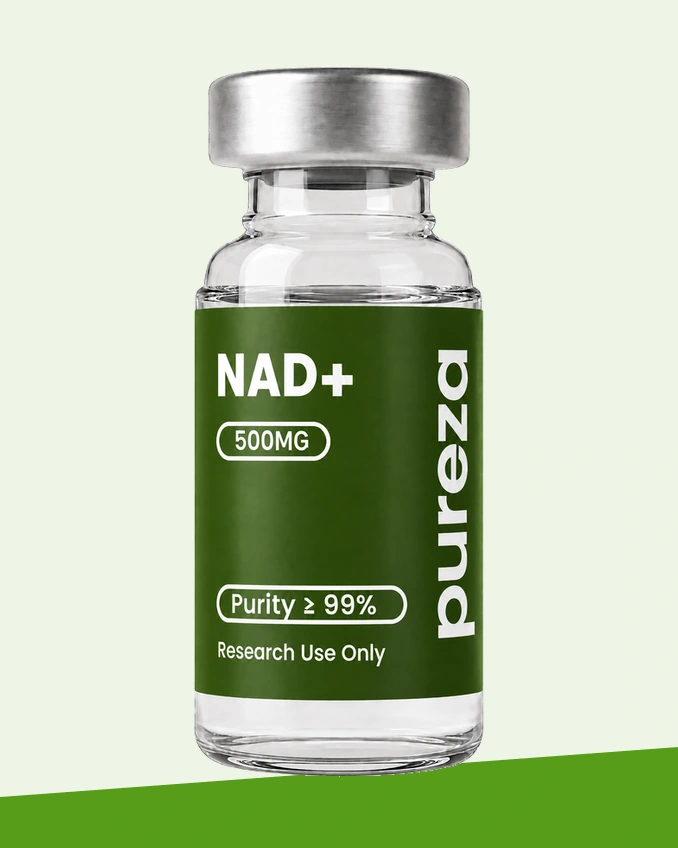 Vial de NAD+ 500 mg, grado investigación, Pureza