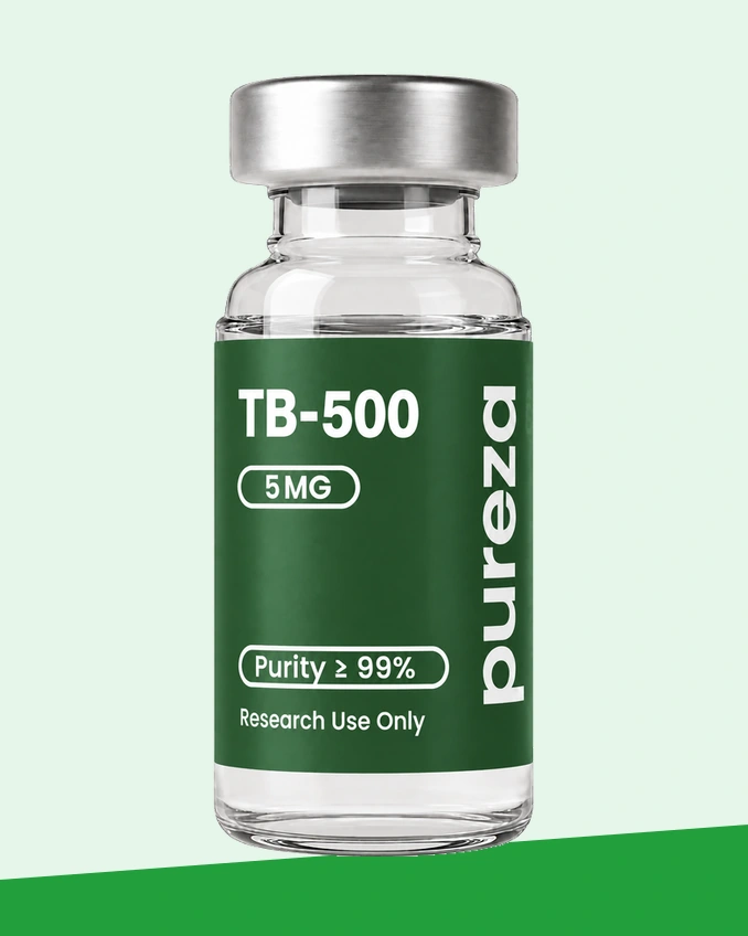 Vial de TB-500 5 mg, grado investigación, Pureza