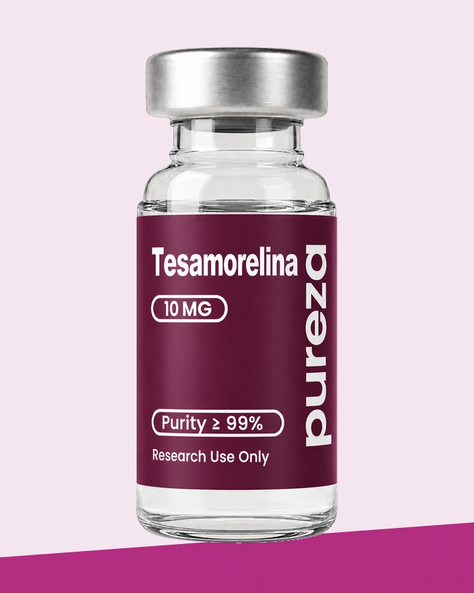 Vial de Tesamorelina 10 mg, grado investigación, Pureza