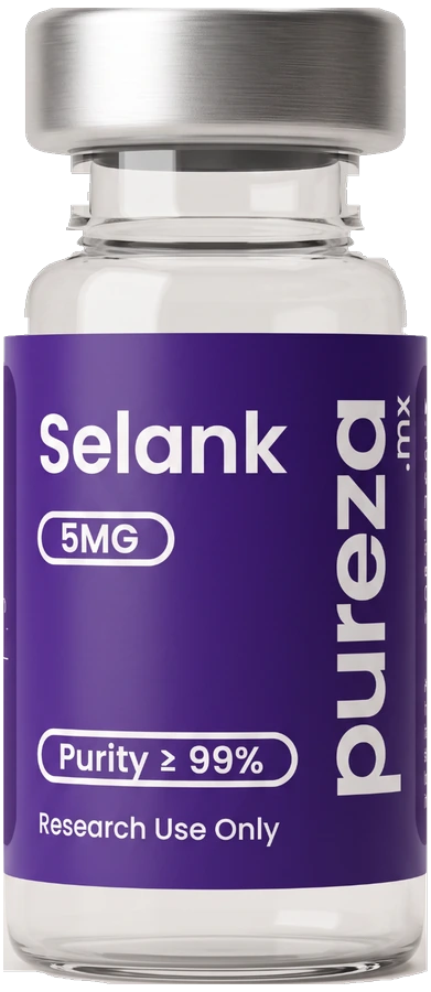 Vial de Selank 5 mg, grado investigación, Pureza