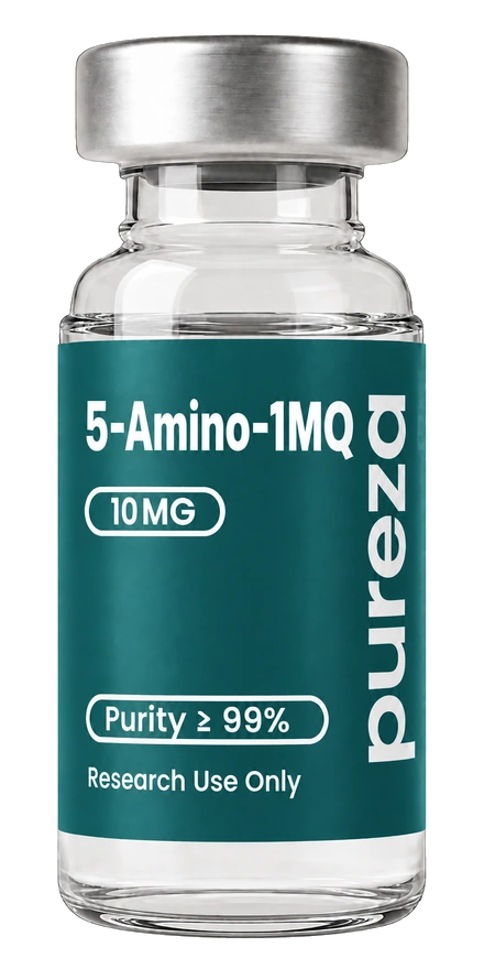Vial de 5-Amino-1MQ 10 mg, grado investigación, Pureza