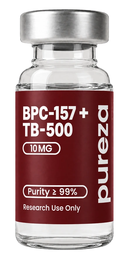 Vial de BPC-157 + TB-500 10 mg, grado investigación, Pureza