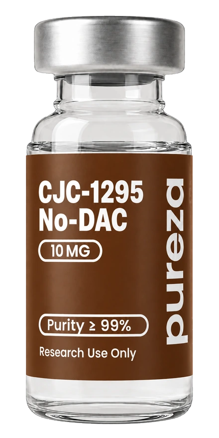 Vial de CJC-1295 No-DAC 10 mg, grado investigación, Pureza