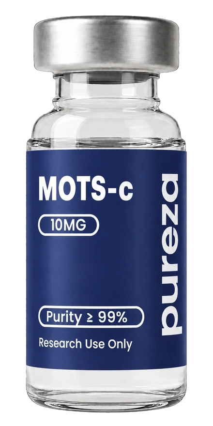 Vial de MOTS-c 10 mg, grado investigación, Pureza