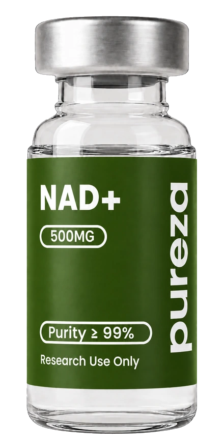 Vial de NAD+ 500 mg, grado investigación, Pureza