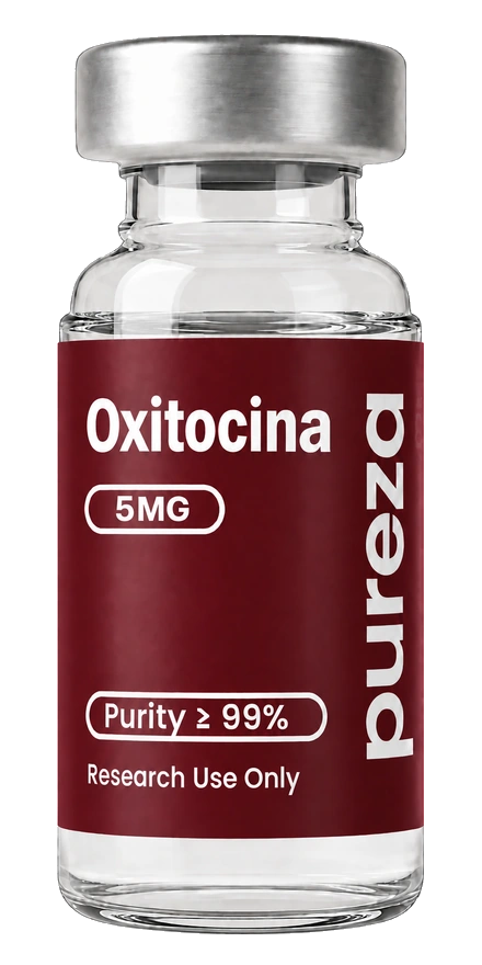 Vial de Oxitocina 5 mg, grado investigación, Pureza
