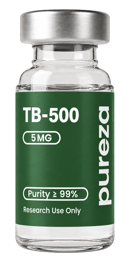 Vial de TB-500 5 mg, grado investigación, Pureza
