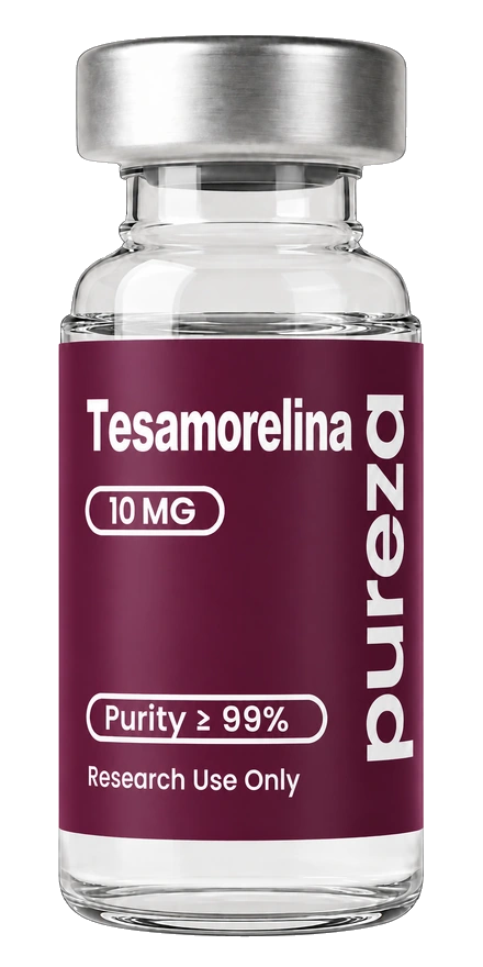 Vial de Tesamorelina 10 mg, grado investigación, Pureza